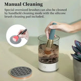 Electric Makeup Brush Cleaner & Dryer – Automatic Multi Brush Cleaning Machine