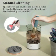 Electric Makeup Brush Cleaner & Dryer – Automatic Multi Brush Cleaning Machine
