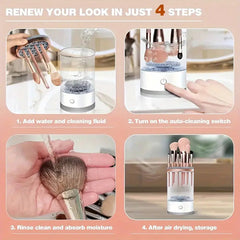 Electric Makeup Brush Cleaner & Dryer – Automatic Multi Brush Cleaning Machine